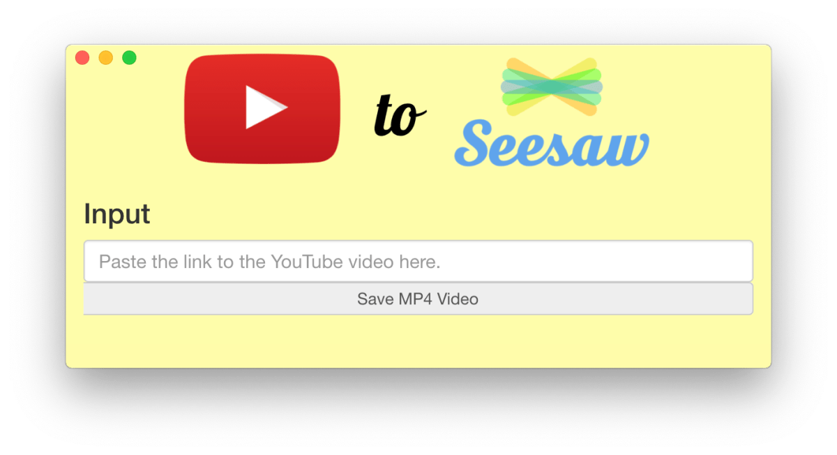 How to download a YouTube video for Seesaw – Adventures in Problemism